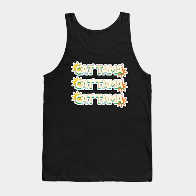 Cat Tama,Tama Super Station Master Tank Top by LycheeDesign